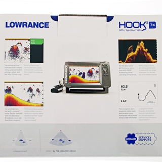 Buy Lowrance HOOK2 7x Fishfinder/GPS Tracker with SplitShot Transducer  online at