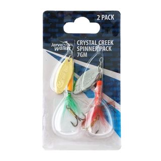 Buy Jarvis Walker Crystal Creek Spinner Lure Pack 7g Qty 2 online at Marine -Deals.com.au