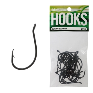 Buy Fishing Essentials Beak Hooks Bulk Pack 4/0 Qty 33 online at
