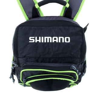 Buy Shimano Backpack with Tacklebox Black/Green XL online at