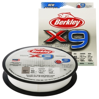 Buy Berkley X9 Braid Crystal 10lb 150m 0.12mm online at