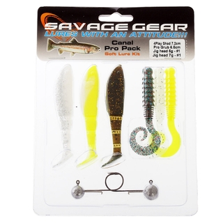 Savage Gear Perch Canal Pro 8-Piece Softbait Value Pack - Packs - Soft Bait  - Fishing