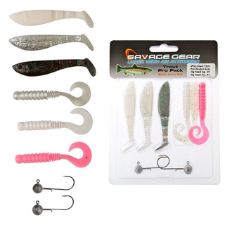Buy Savage Gear Trout Pro 8-Piece Softbait Value Pack online at