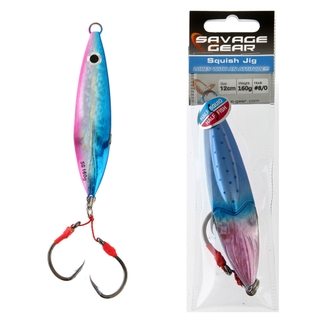 Buy Savage Gear Squish Slow Pitch Jig 12cm 160g Pink Blue online at