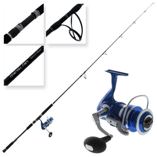 Buy Okuma Azores Blue 6500 and Metaloid Saltwater Spin Combo 8ft