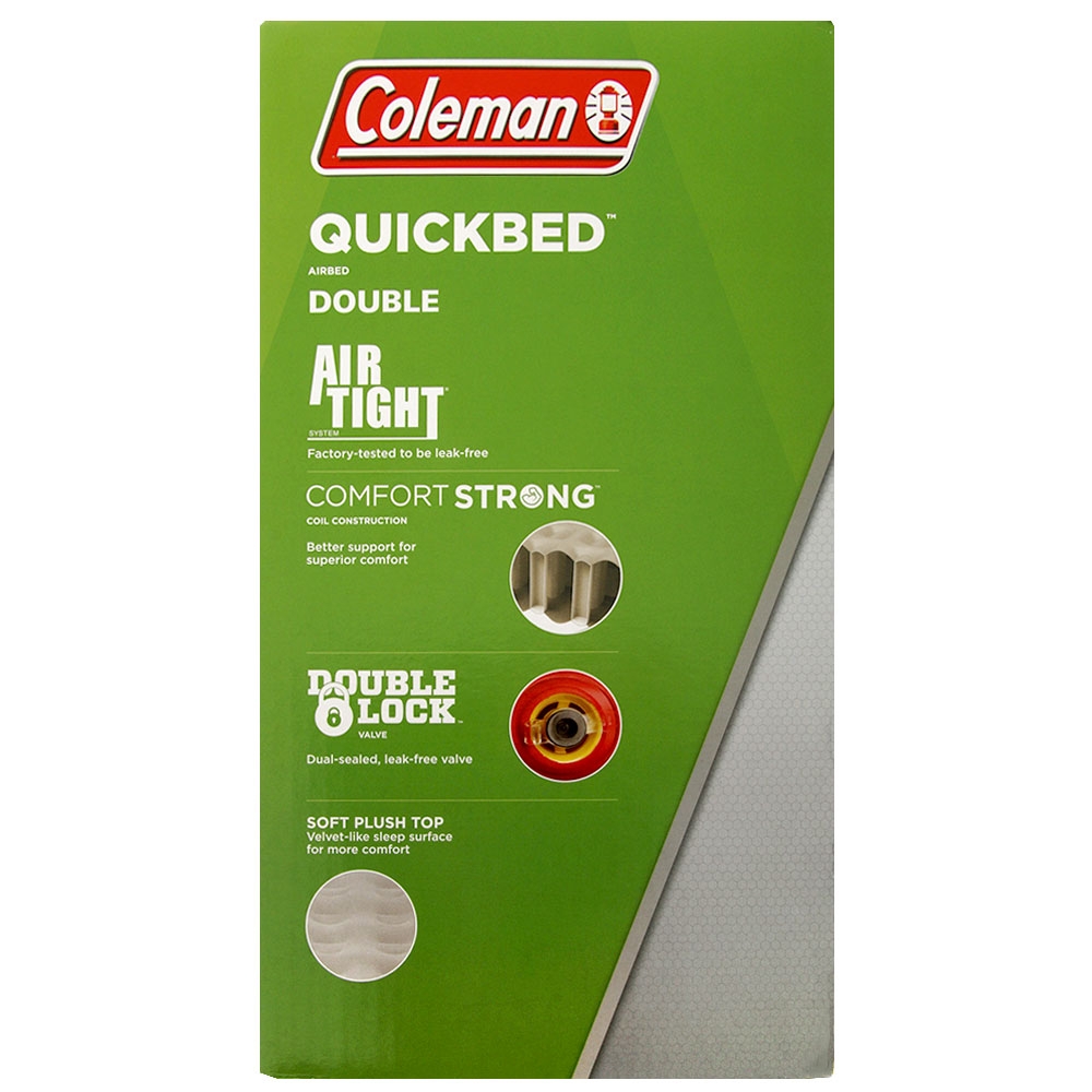 Coleman soft plush top inflated quickbed best sale