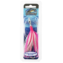 Buy Williamson Flash Feather Rigged Tuna Lure 4in Pink White