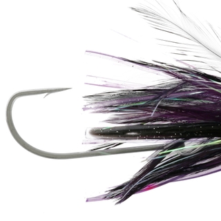 Buy Williamson Flash Feather Rigged Tuna Lure 4in Black Purple online at