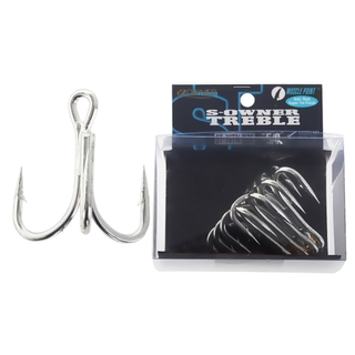 Buy Owner ST76TN Tinned Saltwater Treble Hook 5/0 Qty 5 online at