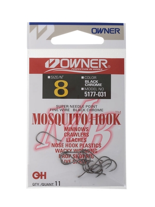Buy Owner Fine Wire Mosquito Lure Assist Hooks 8 Qty 11 online at