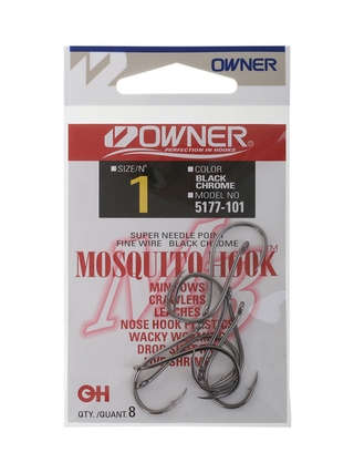 Buy Owner Fine Wire Mosquito Lure Assist Hooks 1 Qty 8 online at