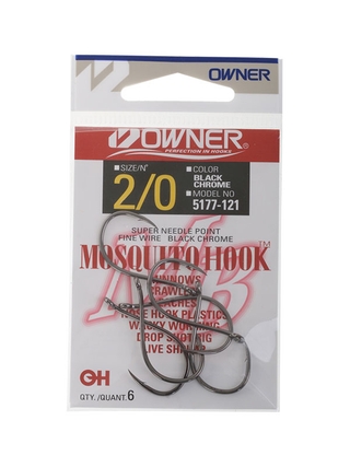 Buy Owner Fine Wire Mosquito Lure Assist Hooks 2/0 Qty 6 online at