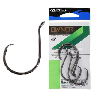Buy Owner SSW Circle Hooks 9/0 Qty 4 online at