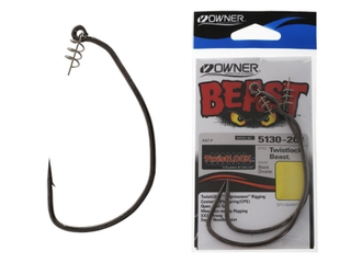 Buy Owner Beast Hook with TwistLock Unweighted 4/0 Qty 3 online at