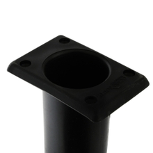 Plastic Rod Holder Oval Flush Mount Angled 30 Degrees Black - Oceansouth