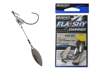 Buy Owner Flashy Swimmer TwistLOCK Softbait Hooks 1/0 Qty 2 online