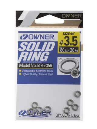 Buy Owner P14 Solid Rings #7.5 450lb Qty 8 online at Marine-Deals