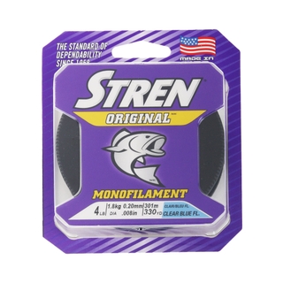 Buy Stren Original Monofilament 330yd 4lb Clear/Blue Fluorescent
