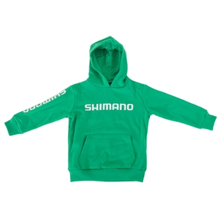 Buy Shimano Corporate Kids Hoodie Green Size 10 online at
