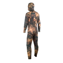 Buy Aropec Mens Open Cell Spearfishing Wetsuit Brown Camo 3mm 2pc