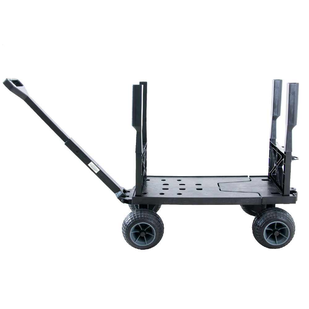 Buy Mighty Max Fishing Beach Cart Trolley Black/Black online at