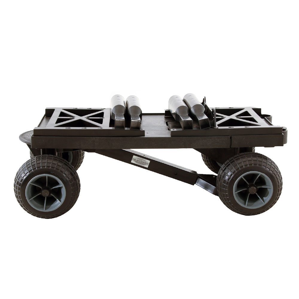 Buy Mighty Max Fishing Beach Cart Trolley Black/Black online at