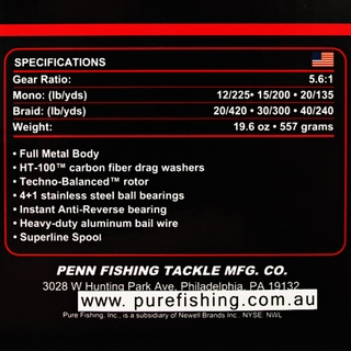 Buy PENN Fierce III 5000 Spinning Reel online at