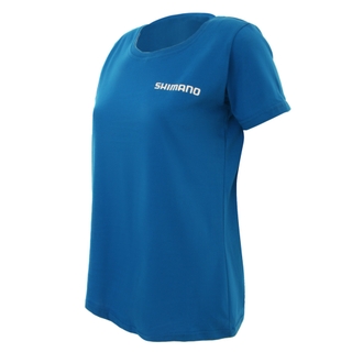 Buy Shimano Established Womens T-Shirt Blue online at