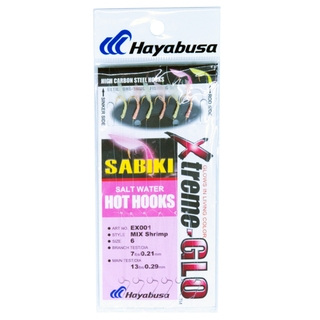 Hayabusa EX100 Sabiki® – Mix Shrimp – Glow Finish