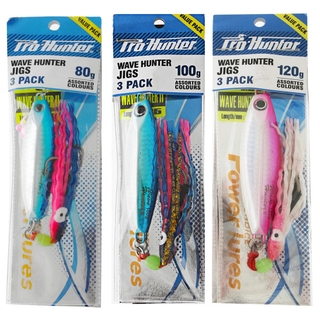 Pro Hunter Slow Jig Lure 40g - Salty Ghost / Blue & Green