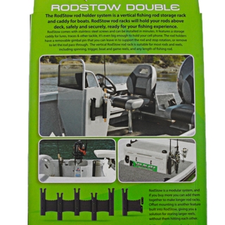 RodStow Double Vertical Fishing Storage Rack And Caddy