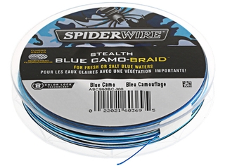 Buy Spiderwire Stealth Blue Camo Braid 150m 15lb online at Marine