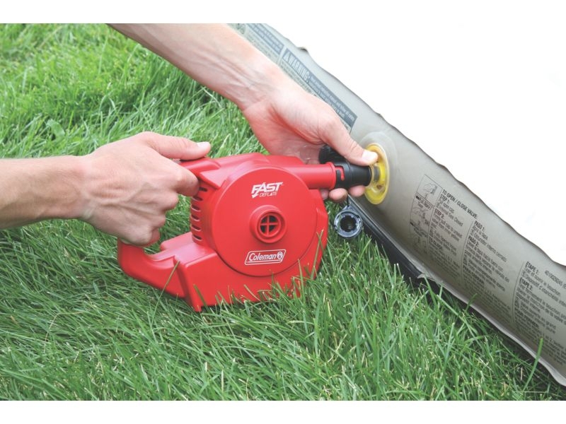 Coleman battery outlet operated air pump