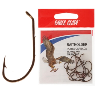 Buy Eagle Claw 181 Baitholder Hooks Qty 10 online at Marine-Deals