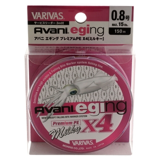 VARIVAS Avani Eging Premium PE X4 Milky 150m #0.6 10lb PE Braid