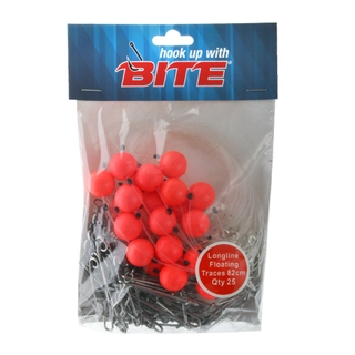 Buy Bite Longline Traces Floating 82cm Qty 25 online at