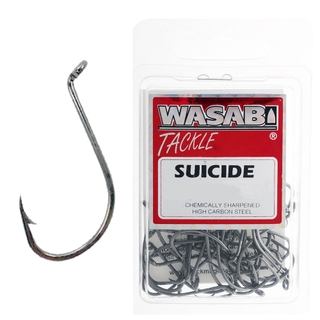Buy Wasabi Tackle Black Suicide Hooks Economy Pack online at