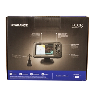 Buy Lowrance HOOK Reveal 5 GPS/Fishfinder NZ/AU with SplitShot Transducer  online at