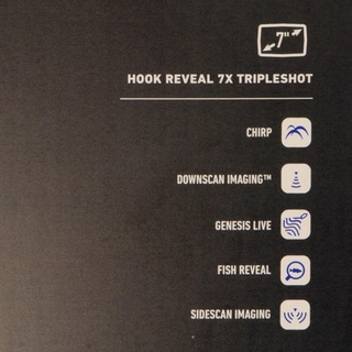 Buy Lowrance HOOK Reveal 7x Fishfinder with TripleShot Transducer - Without  Maps online at