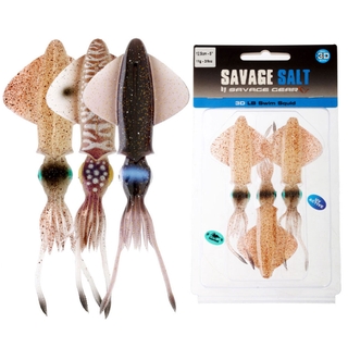 Buy Savage Gear 3D Live Swimming Squid Soft Bait 12.5cm Qty 3 online at