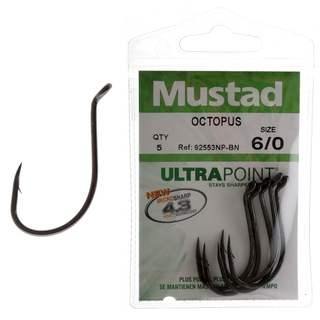 Mustad UltraPoint 92604R Octopus/Beak Fishing Hook