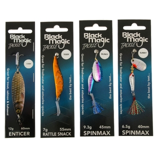 BLACK MAGIC TACKLE SPOON LURE ENTICER SPINNERS 60mm/12g