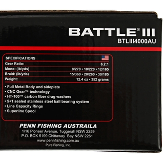 Buy PENN Battle III 4000 Spinning Reel online at