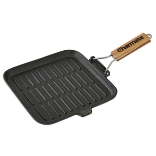 Charmate 24cm Square Cast Iron Frying Pan