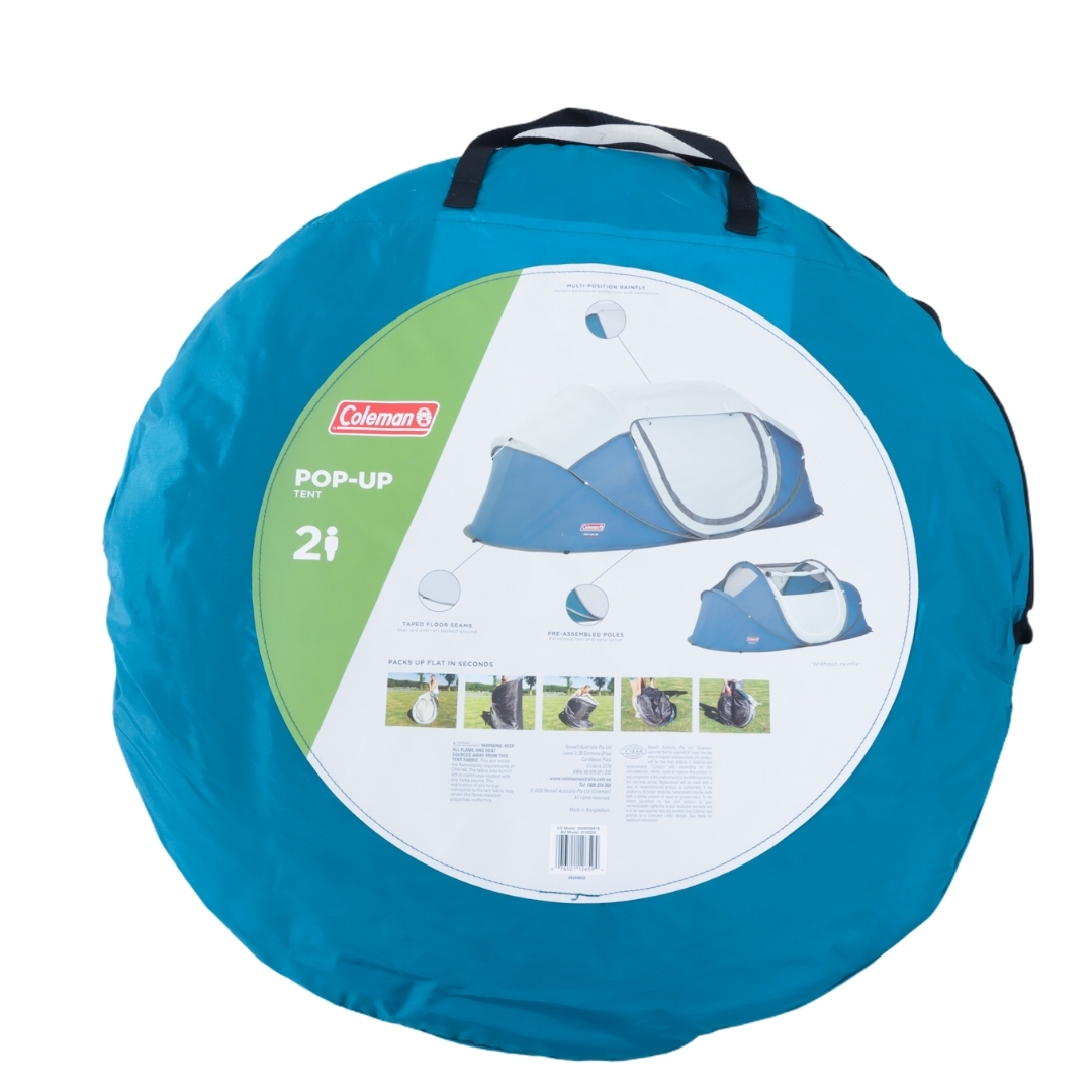 Coleman pop up on sale tent 2 person