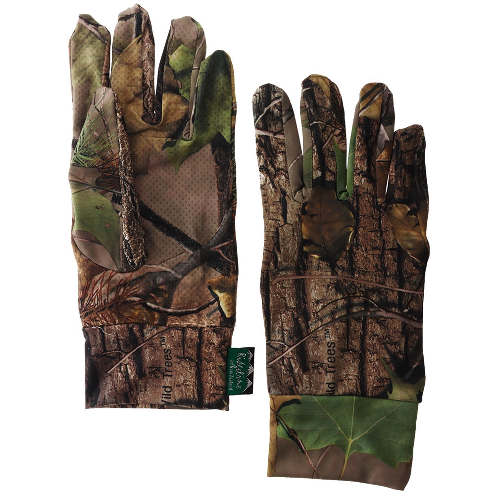 thin camo gloves