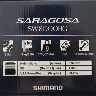 Buy Shimano Saragosa SW A 8000 HG Grappler Type C S82MH Topwater