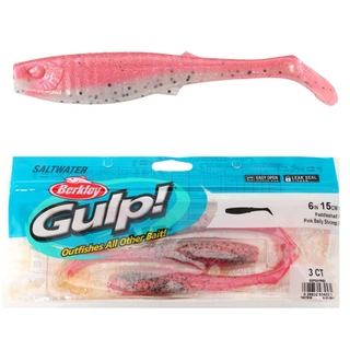Buy Berkley Gulp Paddleshad Soft Bait 15cm Qty 3 Pink Belly online at