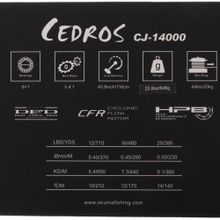 Buy Okuma Cedros CJ-8000 Saltwater Spinning Reel online at Marine