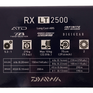 Buy Daiwa RX LT 2500 Light Tackle Spinning Reel online at Marine